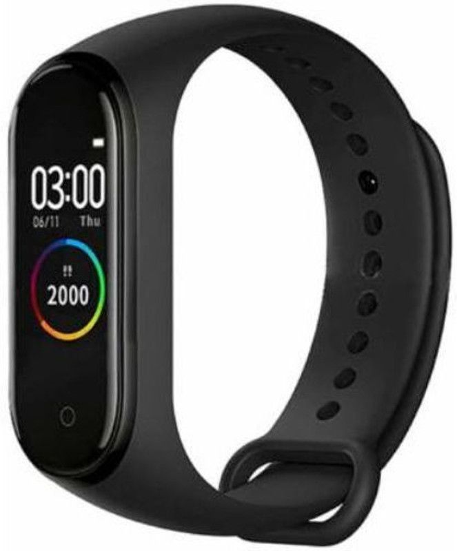 SYARA CRZ_369S_M6 Fitness band  (Black Strap, Size : Free Size)