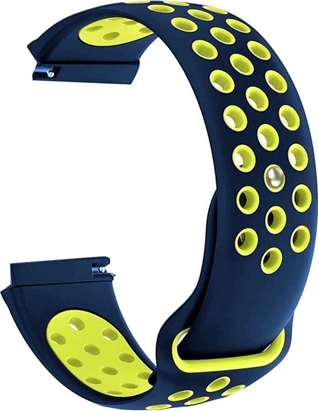 ACM Watch Strap Silicone for Noise Noisefit Endure Smartwatch Blue & Yellow Smart Watch Strap  (Mullti Color)