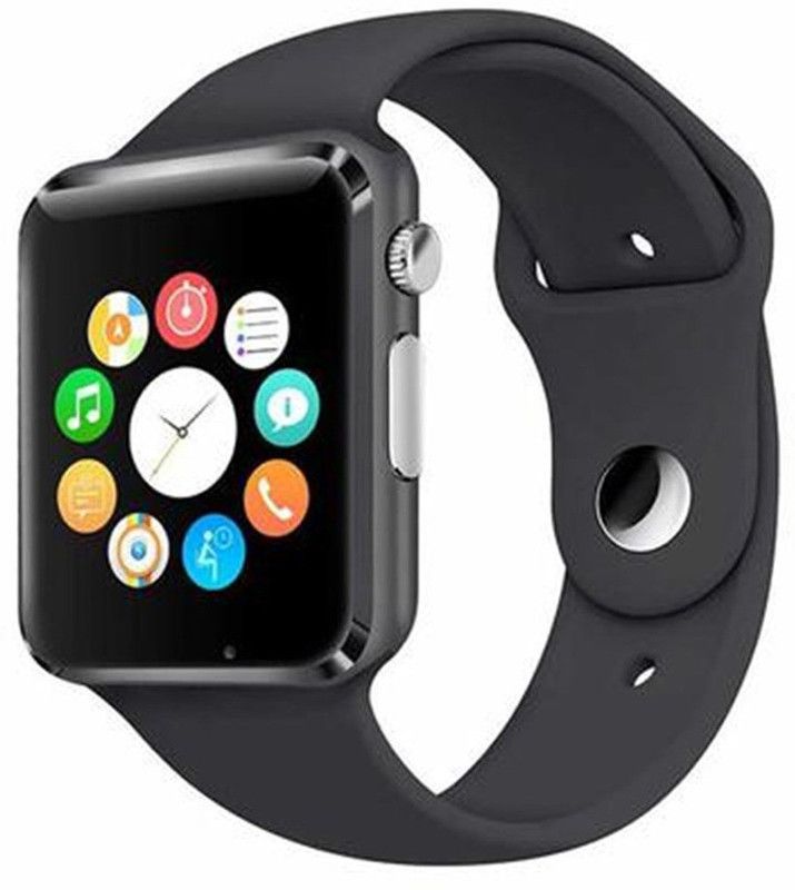 WOKIT A1-50 Smartwatch  (Black Strap, Regular)