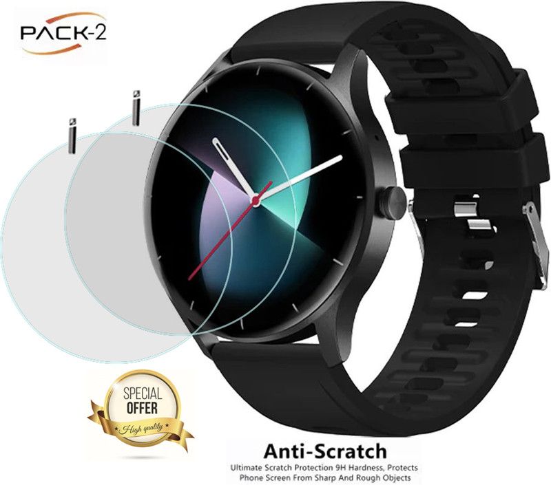 TZWE Screen Guard for Fire-Boltt Rocket SMART WATCH SCREEN GUARD  (Pack of 2)