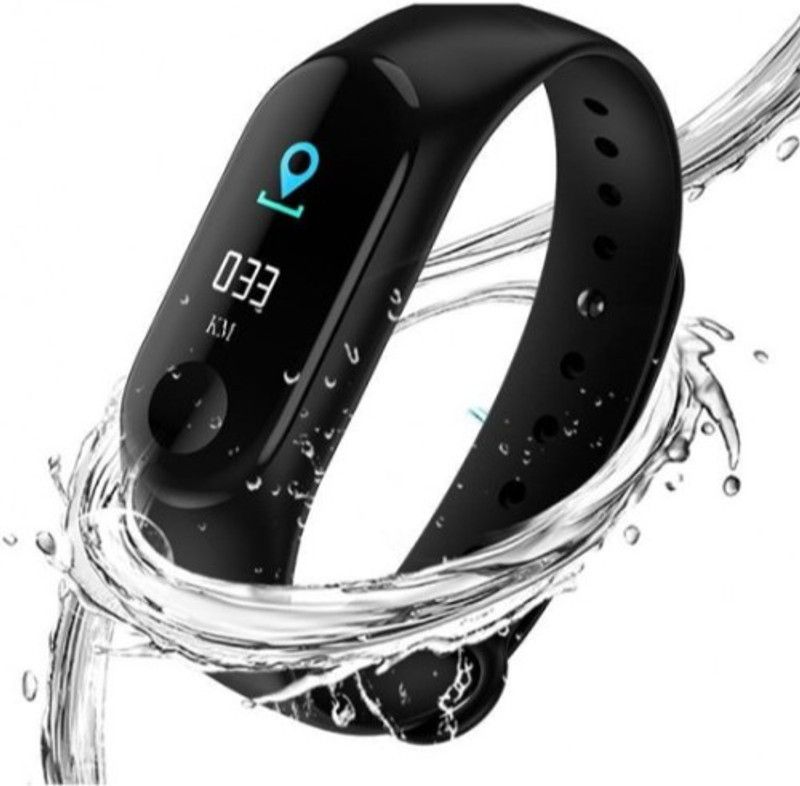 SYARA ERN_147O_M3 Smart band  (Black Strap, Size : Free Size)