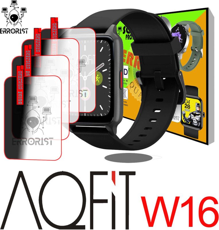 ERRORIST Screen Guard for AQFIT W16  (Pack of 4)