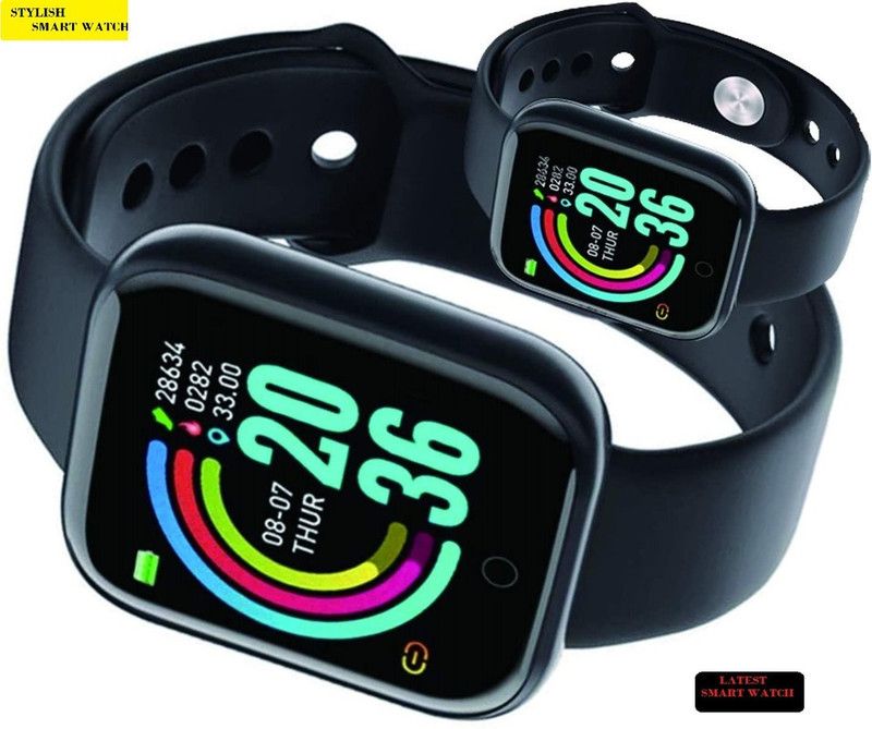Stybits A368_A1 MAX STEP COUNT STEP COUNT SMART WATCH BLACK(PACK OF 1) Smartwatch  (Black Strap, Free)