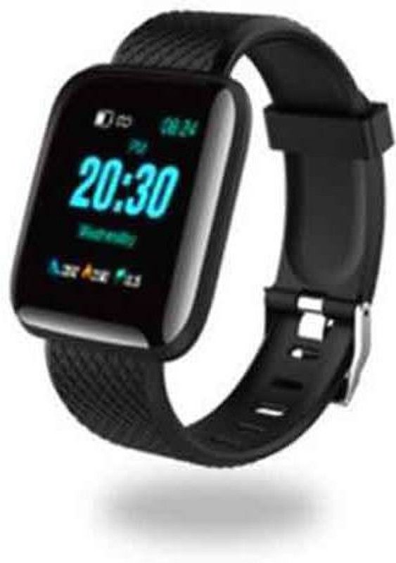 Sipshoppe D13 Smart watch with full touch screen Smartwatch  (Black, Multicolor Strap, Regular)