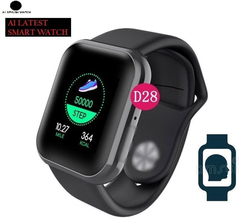 BYMAYA SHY-MA_NOV-Y68_1641 Smartwatch  (Black Strap, Free)