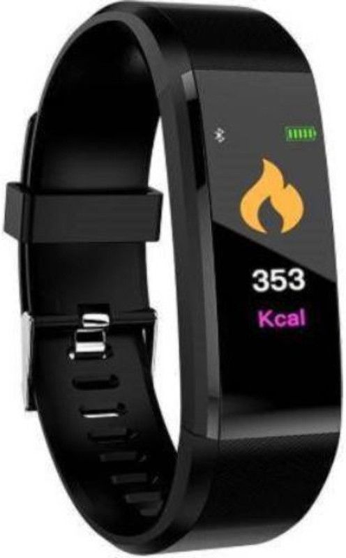 SYARA AAB_189C_ID115 Fitness band  (Black Strap, Size : Free Size)
