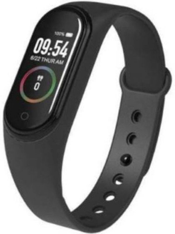 SYARA QDB_219M M6 Smart Band Smartwatch  (Black Strap, XL)