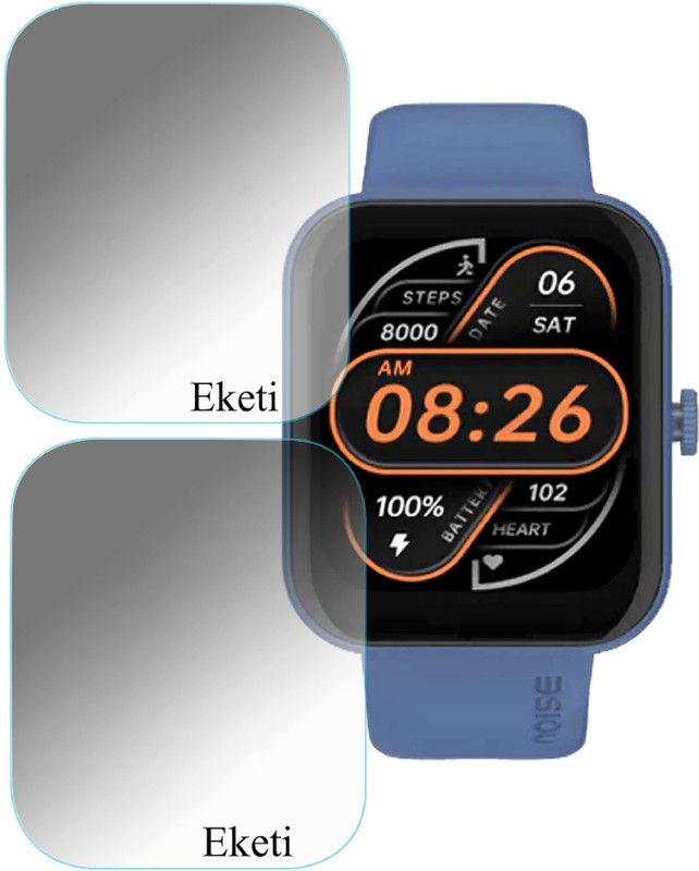 Eketi Screen Guard for Noise ColorFit Pulse Grand Smartwatch  (Pack of 2)