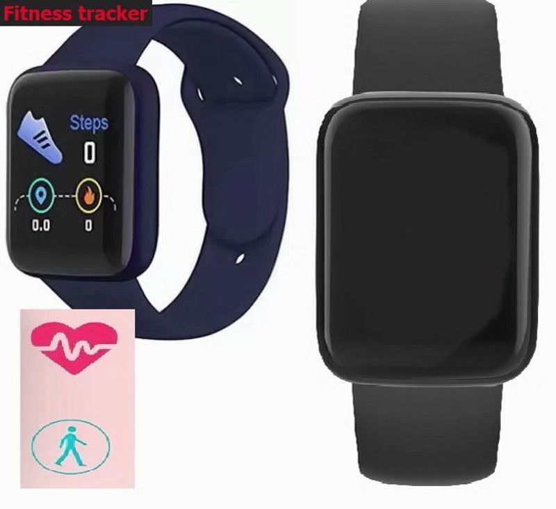 Bashaam S1134 (D20) ADVANCE MULT FACES HEART RATE SMART WATCH BLACK(PACK OF 1) Smartwatch  (Black Strap, free)