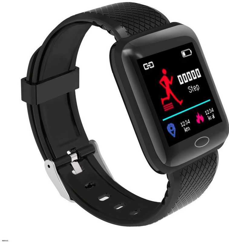 Y2H Enterprises F8 | ID116Pro Activity Tracker, Water Proof Bluetooth Smartwatch Smartwatch  (Black Strap, Free)