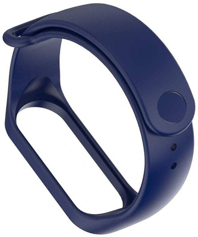 yisirl Lightweight Silicone Wristband Wristband For Smart Band Sports Strap Smart Band Strap  (Blue)