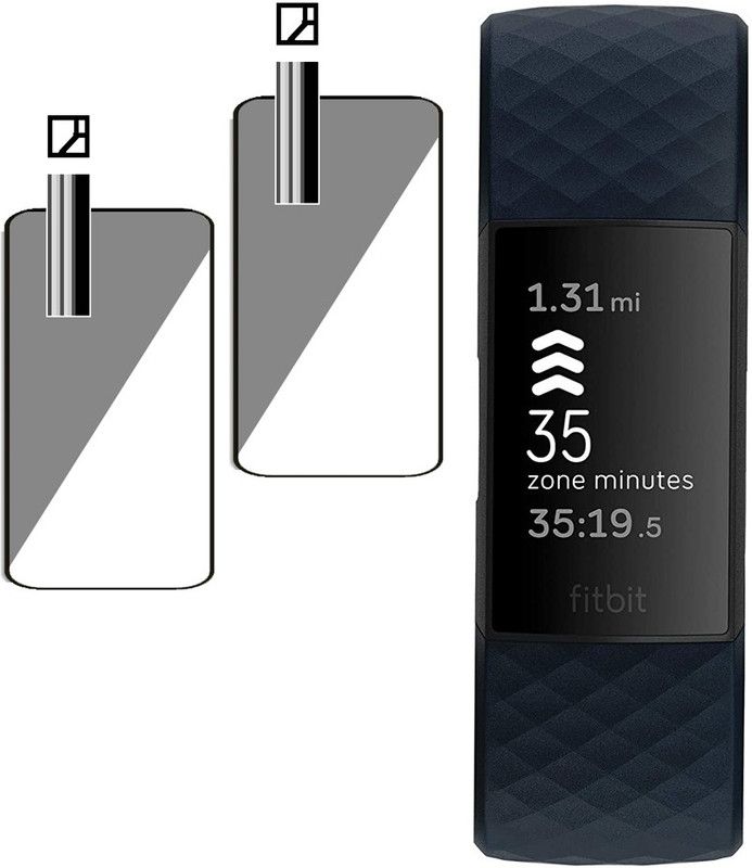 TXGO Screen Guard for FITBIT CHARGE 4  (Pack of 2)