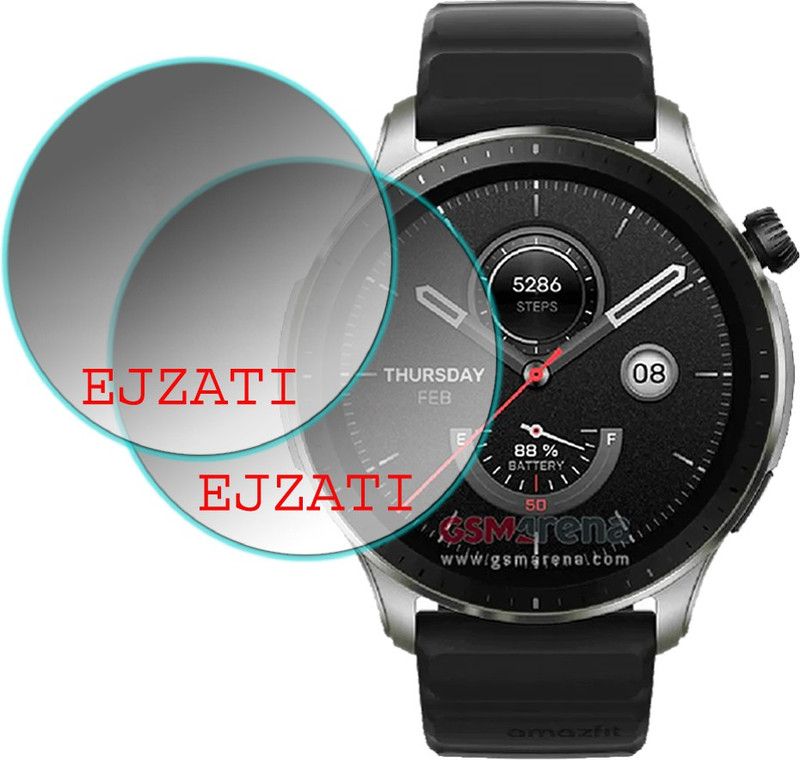 EJZATI Screen Guard for AMAZFIT GTR 4 SMARTWATCH  (Pack of 2)