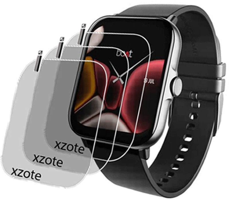 xzote Screen Guard for Boat Wave Ultima Max Smartwatch  (Pack of 4)