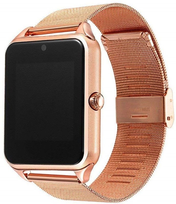 Dev Z60-68 Bluetooth Smart watch Smartwatch  (Black Strap, M)