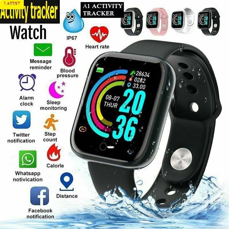 Bashaam D2776(A1) MAX ACTIVITY TRACKER MULTI FACES SMART WATCH BLACK (PACK OF 1) Smartwatch  (Black Strap, Free)