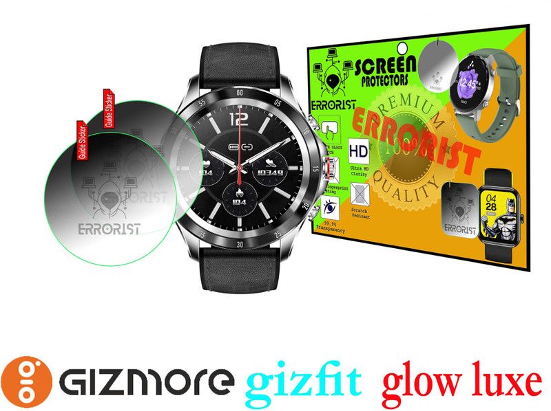 ERRORIST Screen Guard for GIZMORE GIZFIT GLOW LUXE  (Pack of 2)