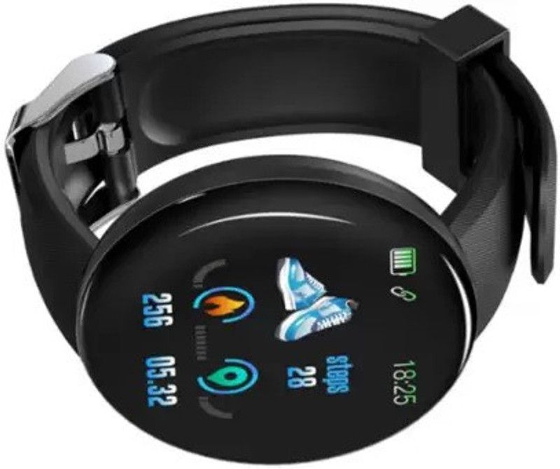 Bydye A135 D18_ PLUS SLEEP TRACKER ACTIVITY TRACKER SMART WATCH BLACK (PACK OF 1) Smartwatch  (Black Strap, free)