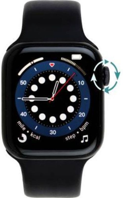 SYARA NBZ_291U T500 Series 5 Smart Watch Smartwatch  (Black Strap, XL)