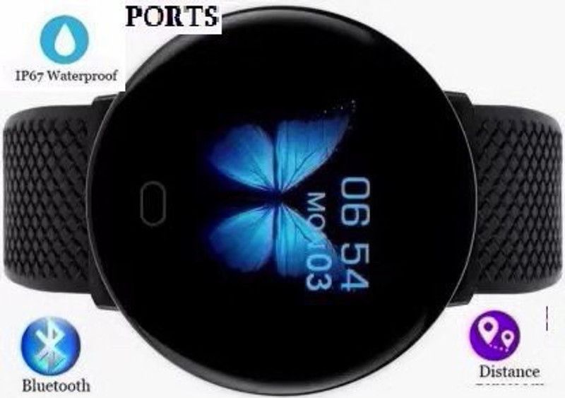 JOCOTO AQ478 D18_MAX FITNESS TRACKER STEP COUNT SMART WATCH BLACK(PACK OF 1) Smartwatch  (Black Strap, Free)