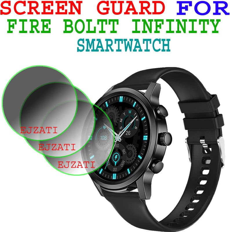 EJZATI Screen Guard for FIRE BOLTT INFINITY SMARTWATCH  (Pack of 3)