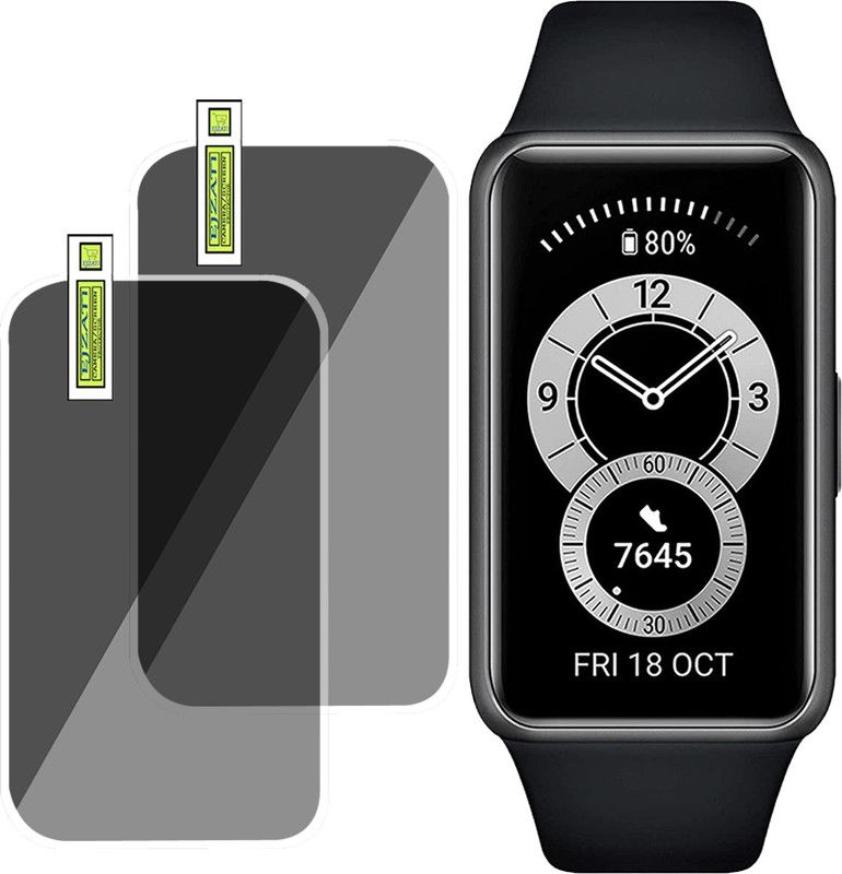 EJZATI Screen Guard for Huawei Band 6 Fitness Tracker Smartwatch SCREEN TEMPERED  (Pack of 2)