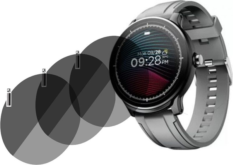 XAZE Screen Guard for Boat Watch Delta SMATRWATCH  (Pack of 3)