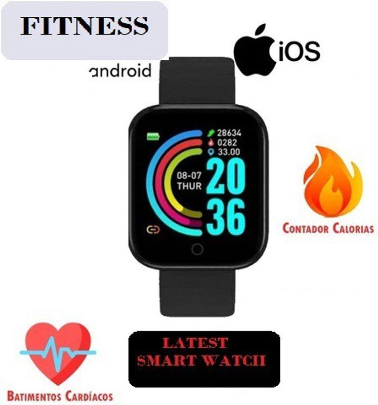 Stybits A1022_A1 MAX HEART RATE STEP COUNT SMART WATCH BLACK(PACK OF 1) Smartwatch  (Black Strap, Free)