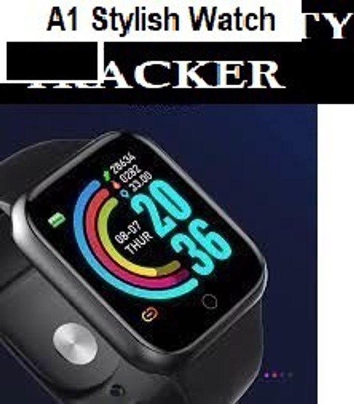 BYDYE -MA_NOV-Y68_820 Smartwatch  (Black Strap, Free)