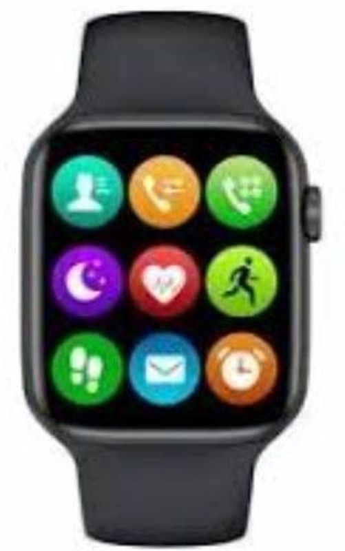 SYARA NBB_114D W26+ smart watch Smartwatch  (Black Strap, Free Size)