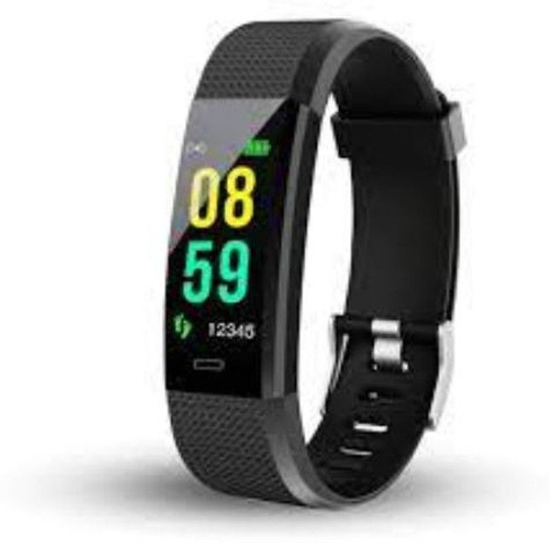 Syara DBN_150P_ID115 Smart band  (Black Strap, Size : Free)