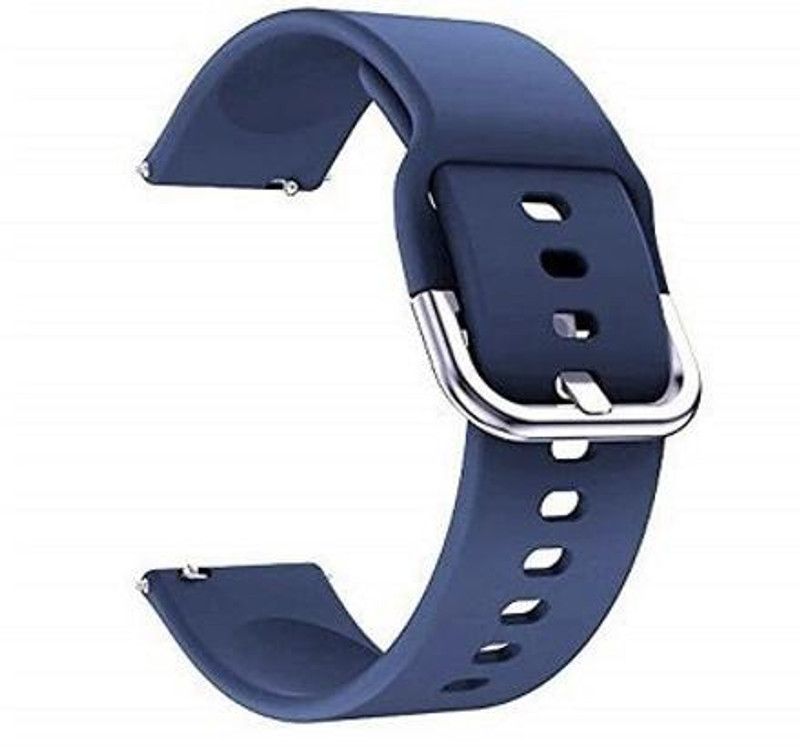 Melfo Silicone Strap Compatible with Timex Iconnect Premium Active Smart Watch Strap  (Blue)