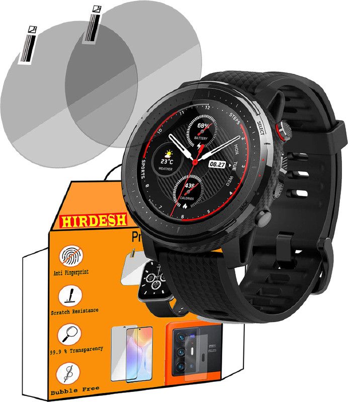 hirdesh Screen Guard for HUAMI AMAZFIT STRATOS 3.  (Pack of 2)