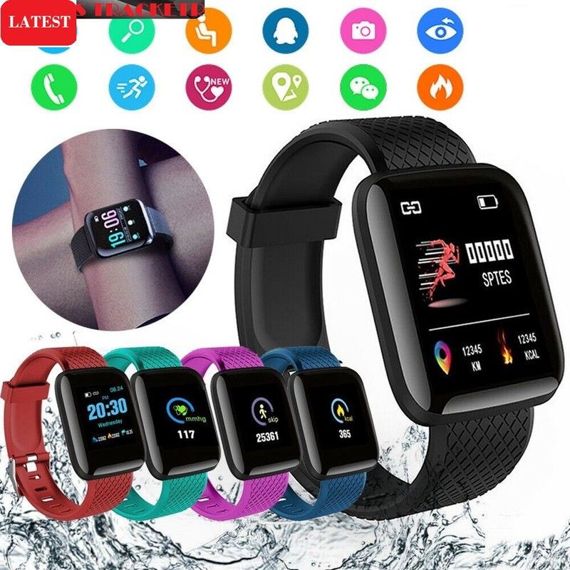 Bydye E216 ADVANCE_ID116 STEP COUNT BLUETOOTH SMART WATCH BLACK (PACK OF 1) Smartwatch  (Black Strap, Free)