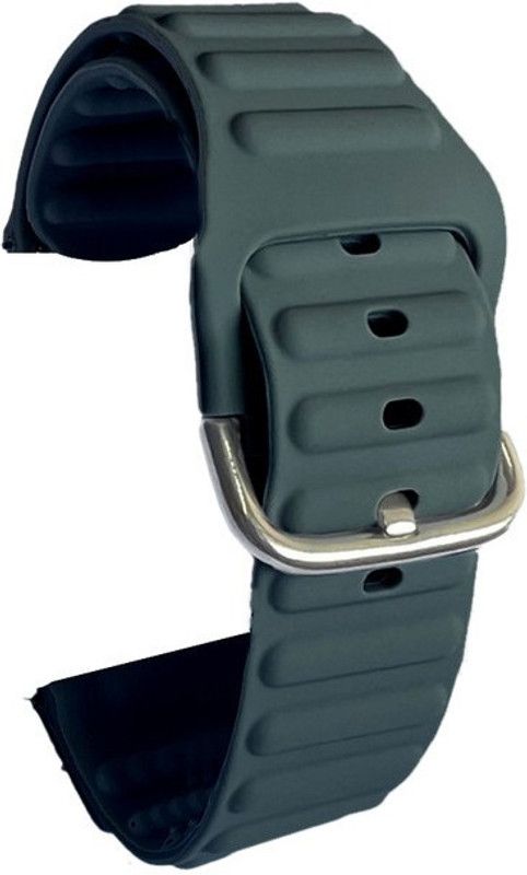 Melfo Rubber Strap Compatible with Fireboltt 360 Spo2 Bsw003 Smart Watch Strap  (Grey)