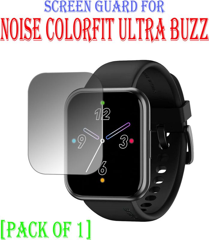 EJZATI Screen Guard for NOISE COLORFIT ULTRA BUZZ SMARTWATCH  (Pack of 1)