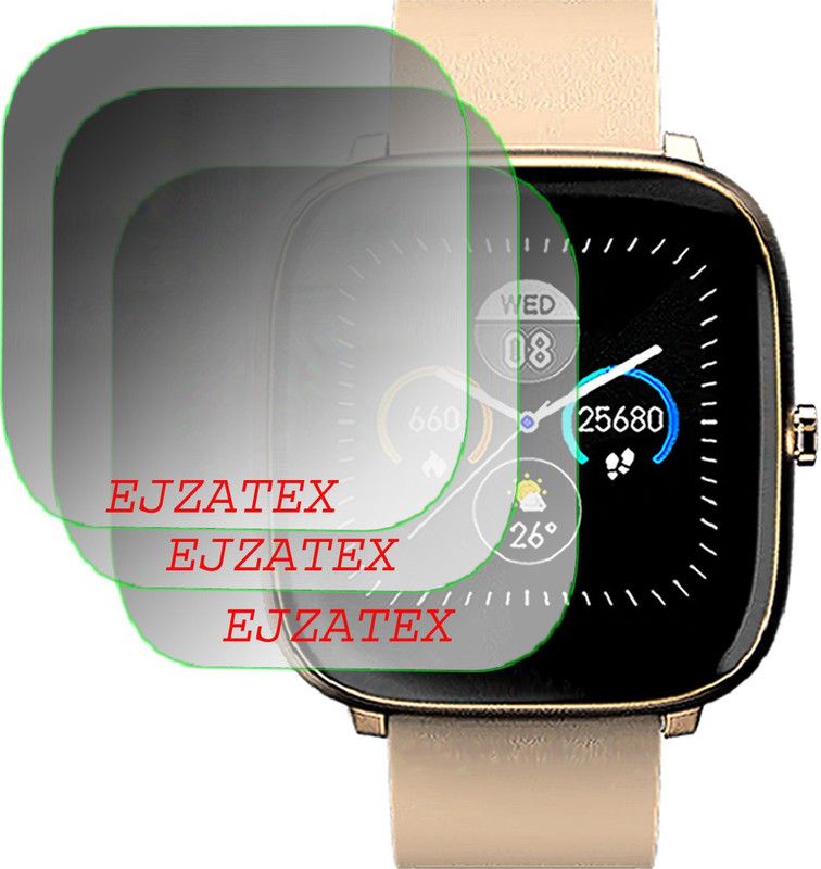 ejzatex Screen Guard for NOISE COLORFIT QUBE SPO2  (Pack of 3)