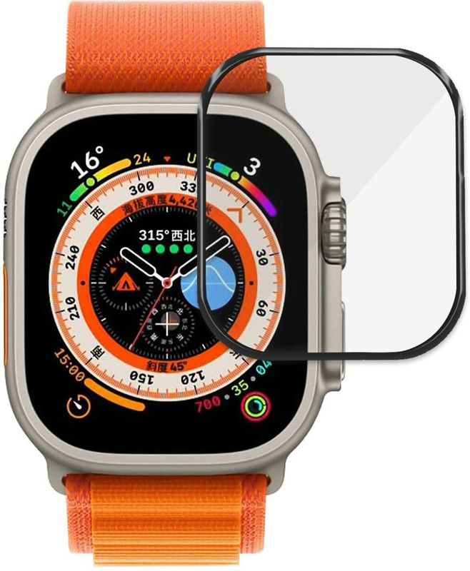 RALGAUT Edge To Edge Tempered Glass for for Apple Watch Ultra 49mm  (Pack of 1)