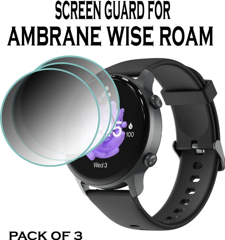 hirdesh Screen Guard for Ambrane Wise Roam  (Pack of 3)