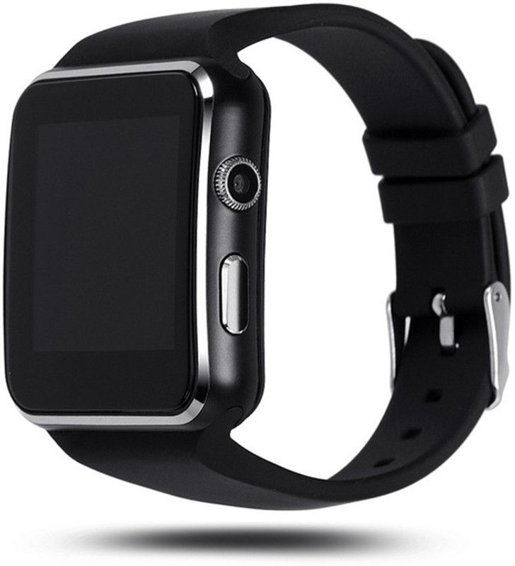 OWO X6 phone Smartwatch  (Black Strap, Free Size)