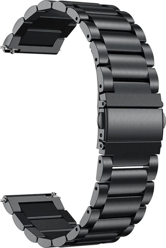 ACM Watch Strap Metal for Moto 360 (3rd Gen) Smartwatch Belt Band Black Smart Watch Strap  (Black)