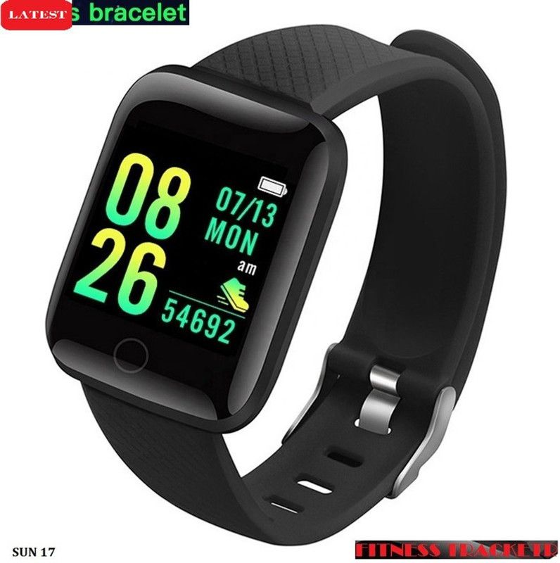 Bydye E869 ULTRA_ID116 MULTI FACES FITNESS TRACKER SMART WATCH BLACK (PACK OF 1) Smartwatch  (Black Strap, Free)
