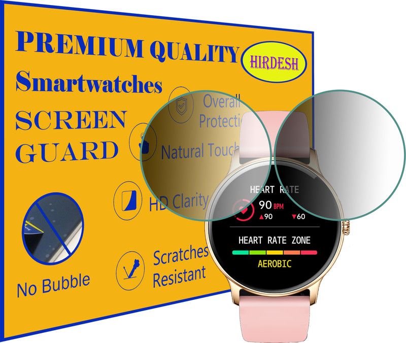 hirdesh Screen Guard for Fire-Boltt Phoenix  (Pack of 2)