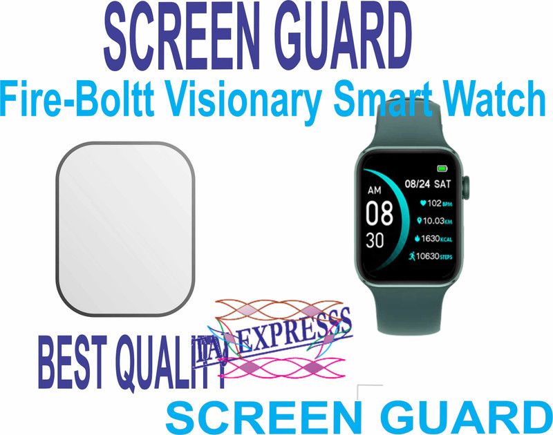 TAJ EXPRESSS Impossible Screen Guard for Fire-Boltt Visionary Smart Watch comes with outstanding features- 45mm -3.0 Best quality screen guard  (Pack of 1)