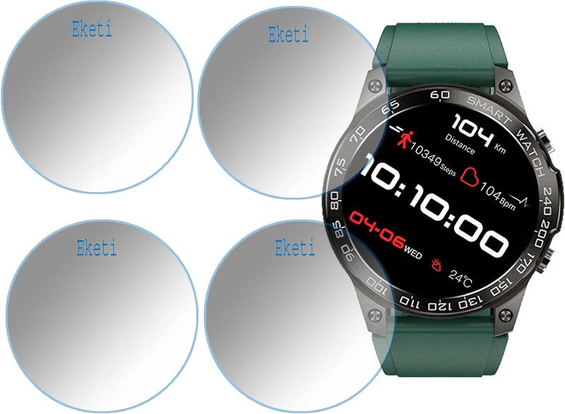 Eketi Screen Guard for Fire Boltt Dagger Smartwatch  (Pack of 4)
