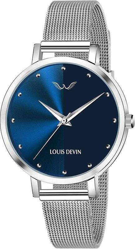 TAJ EXPRESSS Edge To Edge Screen Guard for LOUIS DEVIN Analogue Women's Watch(Blue Dial Silver Colored Strap)-LD-L144-BLU-CH screen guard  (Pack of 1)