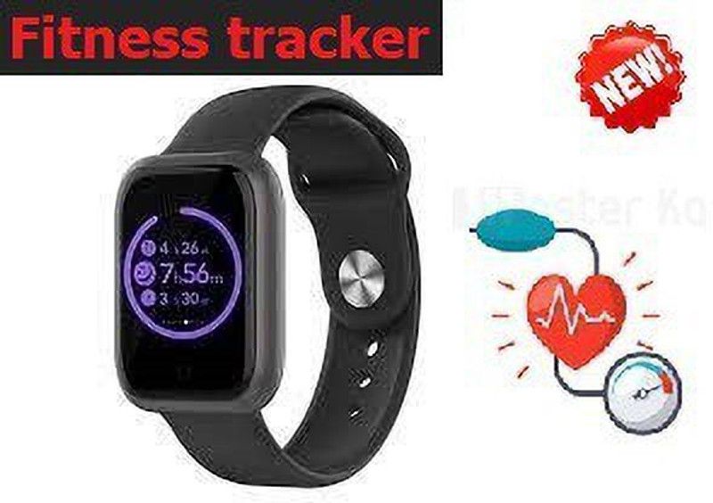 Jocoto S1377 (D20) PLUS MULT FACES FITNESS TRACKER SMART WATCH BLACK(PACK OF 1) Smartwatch  (Black Strap, free)