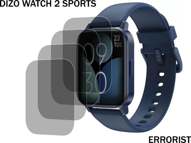 ERRORIST Screen Guard for DIZO WATCH 2 SPORTS  (Pack of 4)