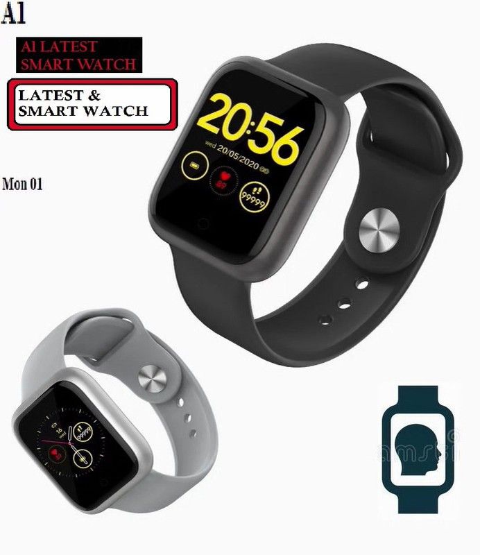 Bashaam OP2446_D20 MAX ACTIVITY TRACKER SLEEP MODE SMART WATCH BLACK(PACK OF 1) Smartwatch  (Black Strap, free)