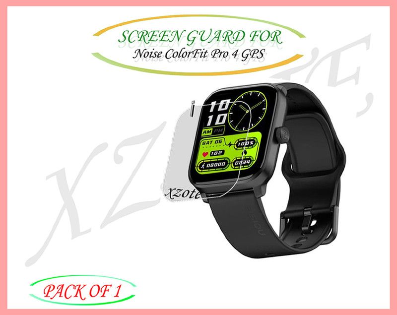 xzote Screen Guard for Noise ColorFit Pro 4 GPS Smartwatch  (Pack of 1)